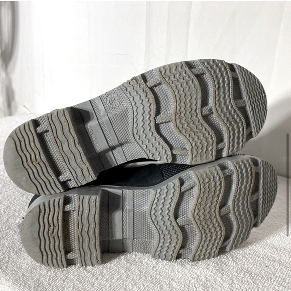 Vintage Onguard Industries Black Polyblend Rubber Boots Rain Boots 8 - Picture 6 of 14